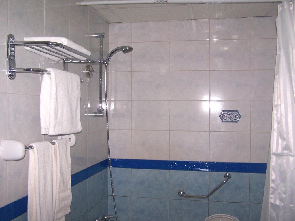 Tiled shower room